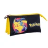 Estuche Triple Pokémon Pikachu 21 cm