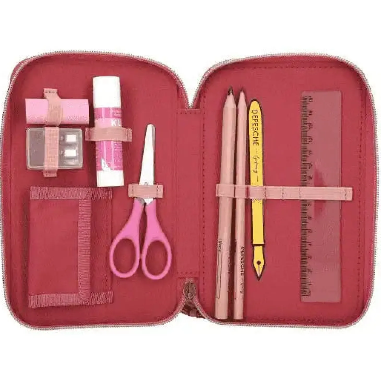 Estuche Triple TOPModel Leo Heart