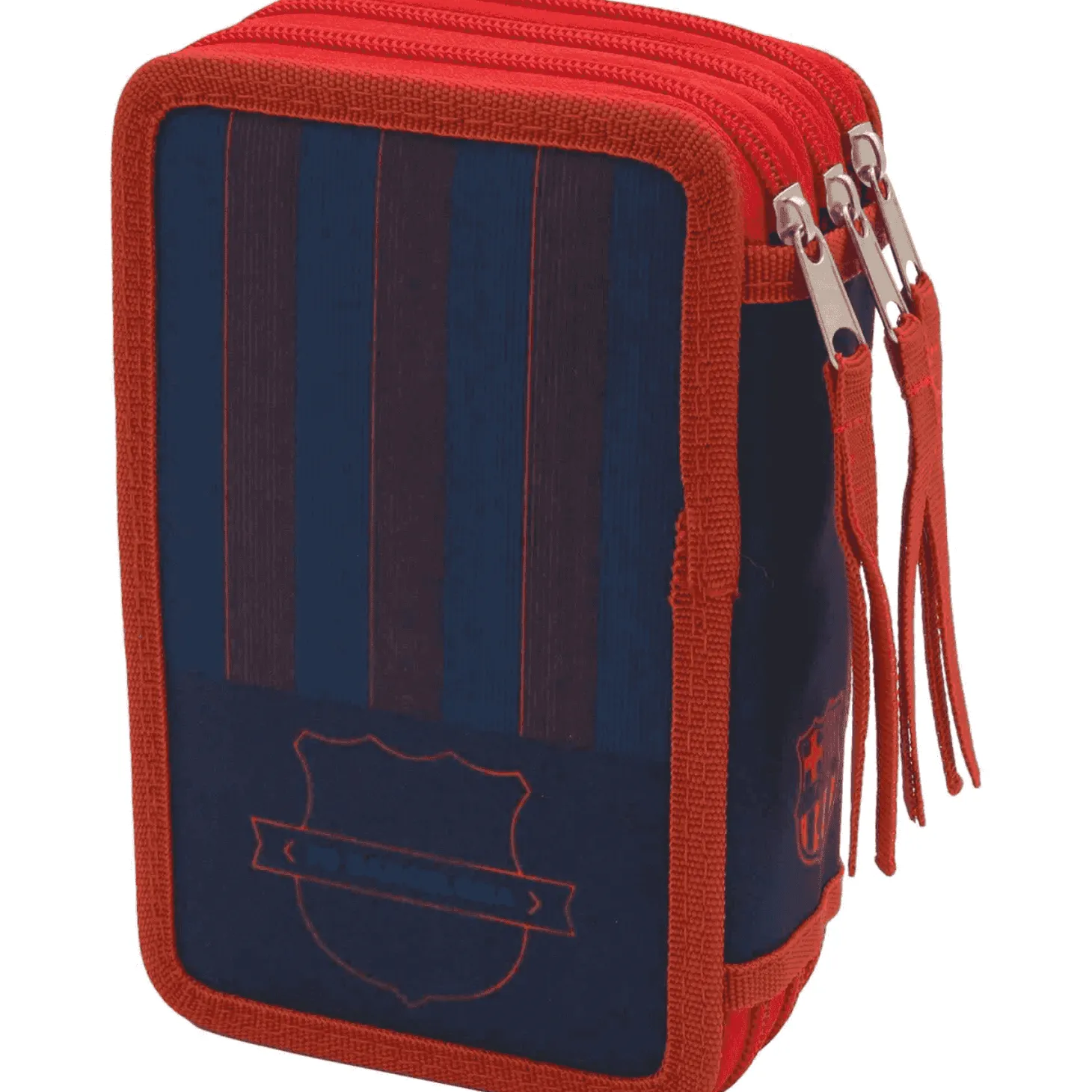 F.C.Barcelona Plumier 3 Pisos con Material Escolar