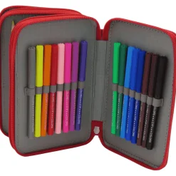 F.C.Barcelona Plumier 3 Pisos con Material Escolar