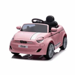 Fiat 500 Sport Coche Eléctrico Para Niños Rojo 6V