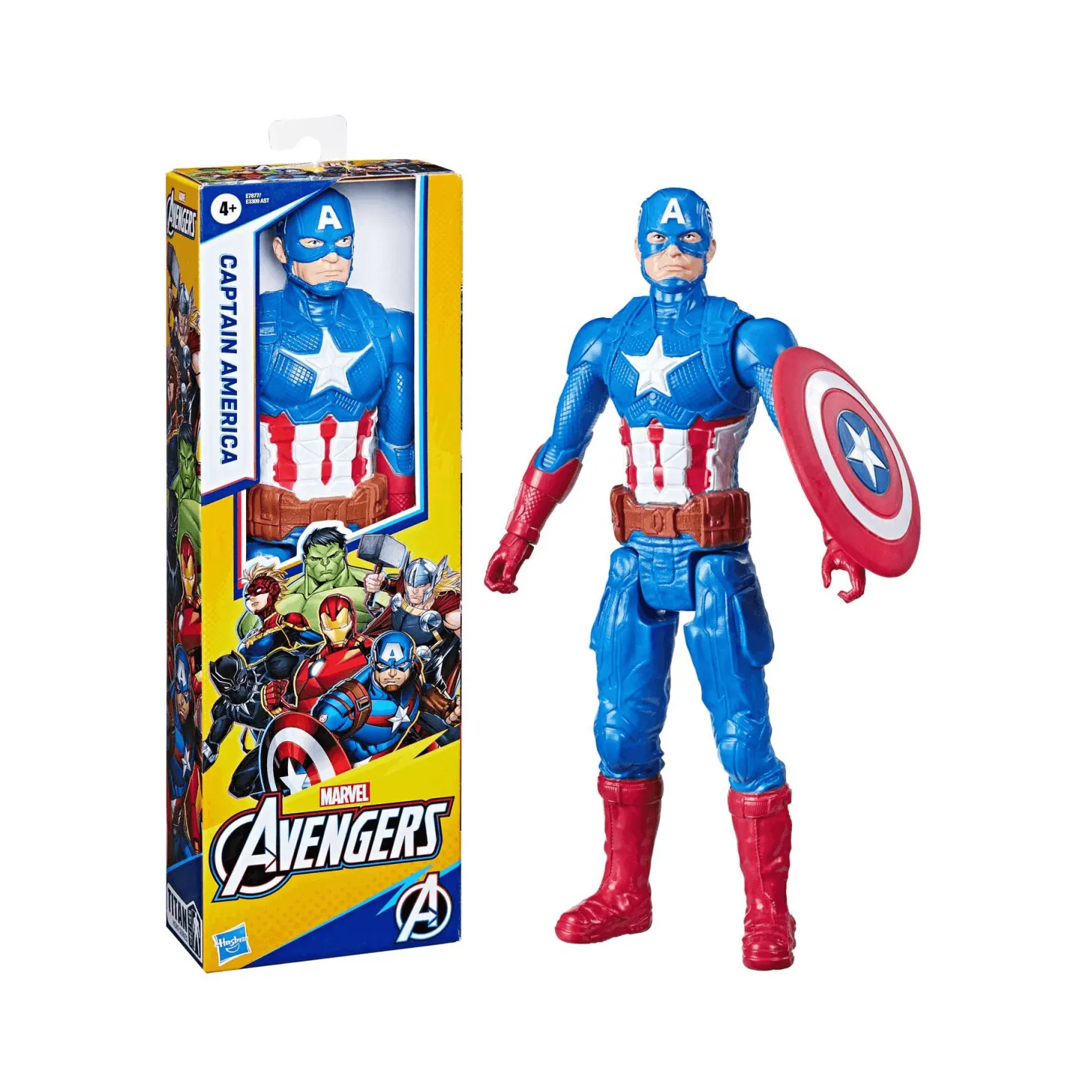 Figura Capitán América Avengers Titan Hero Series