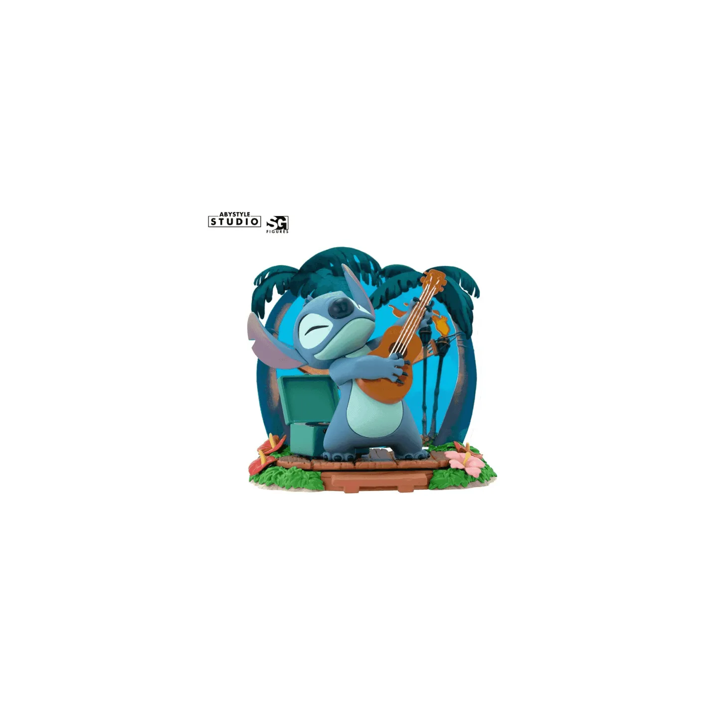 Figura de Stitch con Guitarra – ¡El Extraterrestre Rockero de Disney!