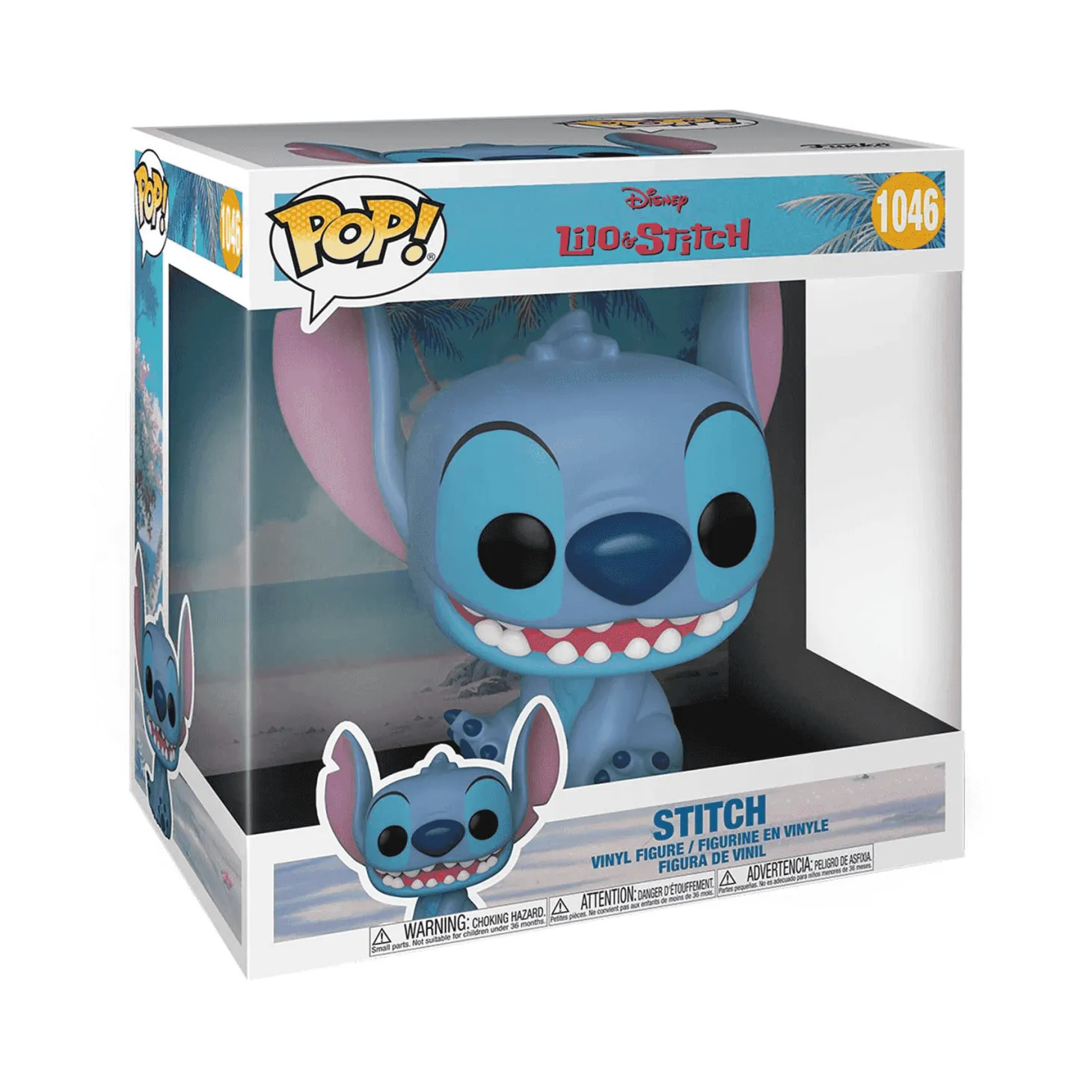 Figura Funko Pop Jumbo Lilo & Stitch Stitch: Ideal para fans y coleccionistas.