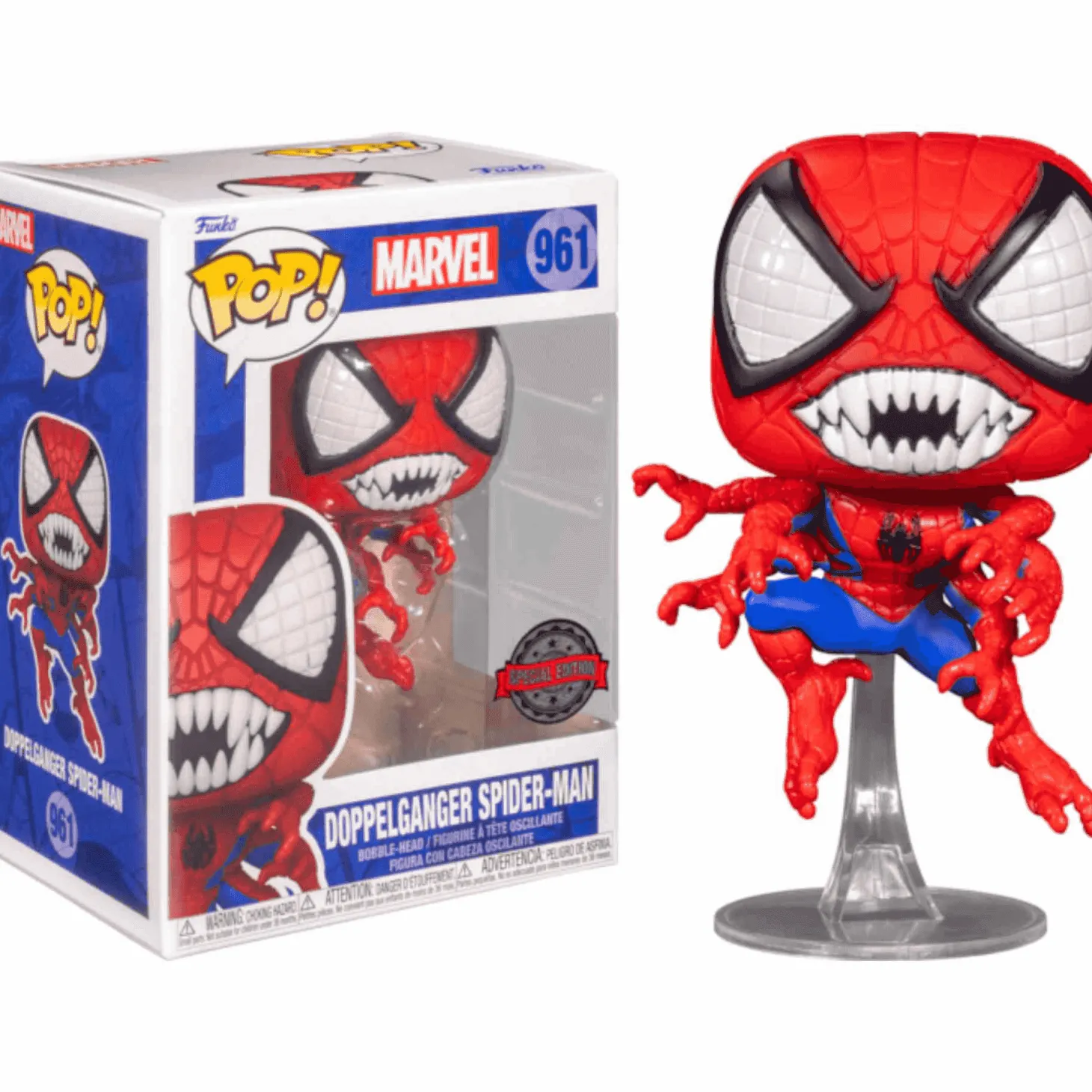 Figura Funko Pop Marvel Doppelganger Spiderman - Coleccionable para Fans de Superhéroes