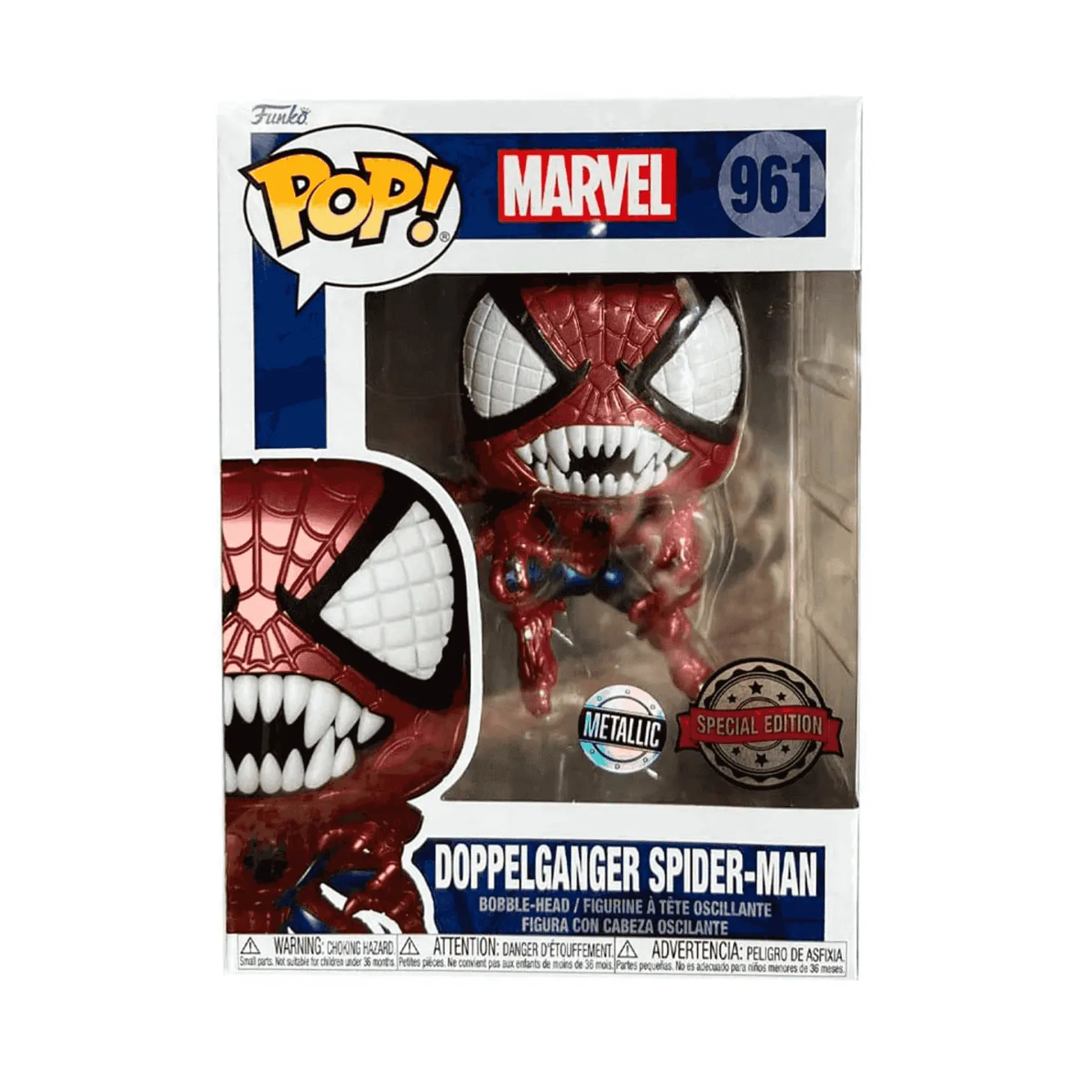 Figura Funko Pop Marvel Doppelganger Spiderman - Coleccionable para Fans de Superhéroes