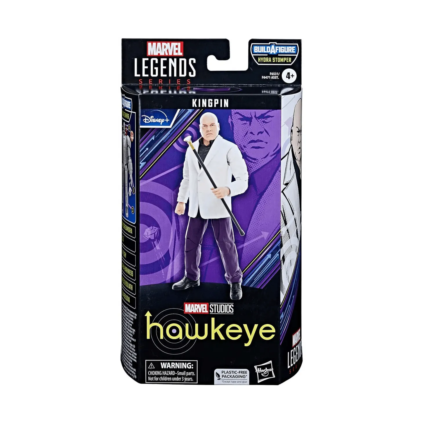 Figura Marvel Legends Series Kingpin y Hawkeye de 15 cm