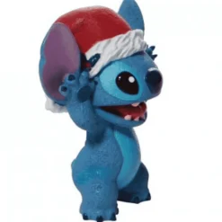 Figura Mini Navideña de Stitch - Enesco Disney Showcase