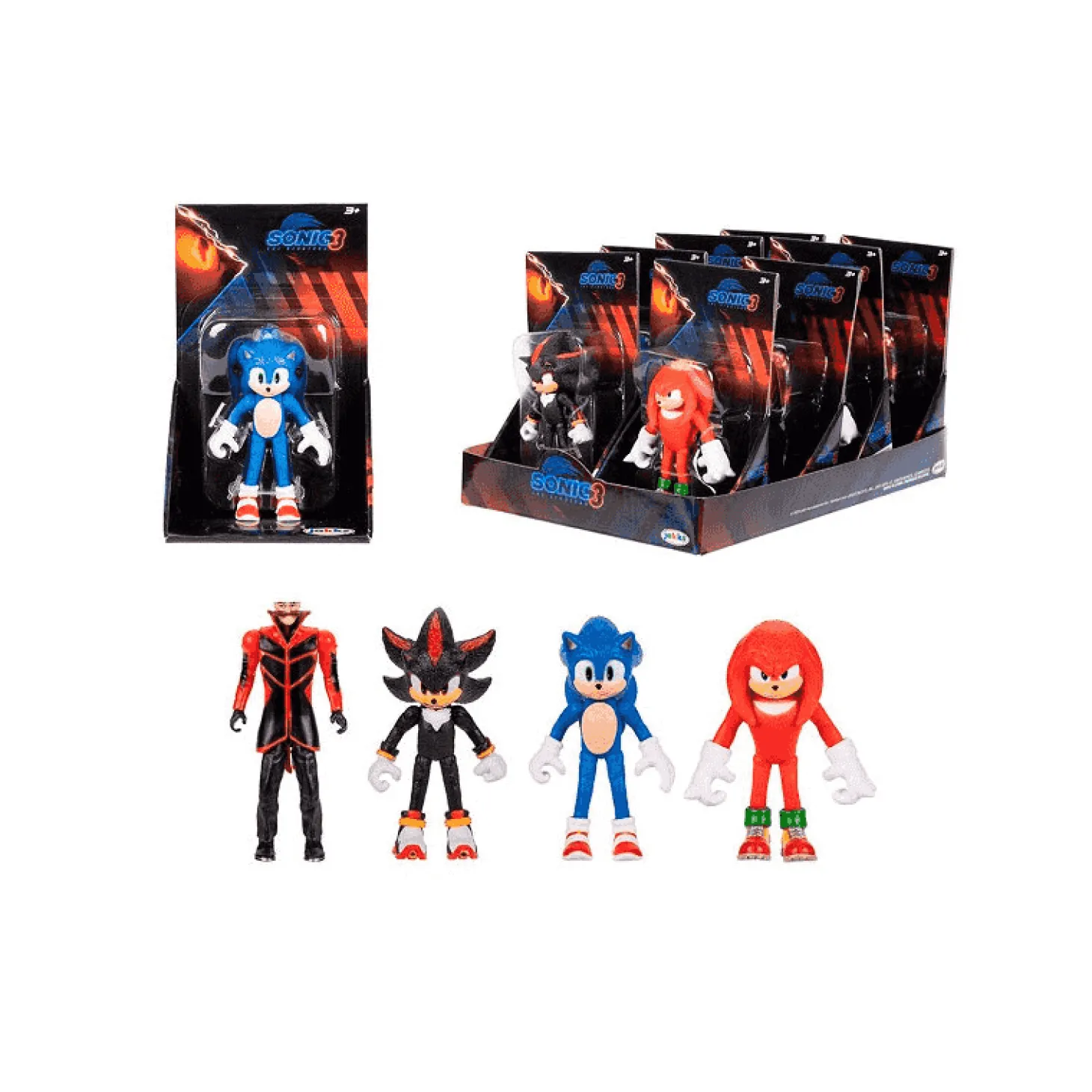 Figura Sonic 3 Movie 6 cm – Unidades surtidas