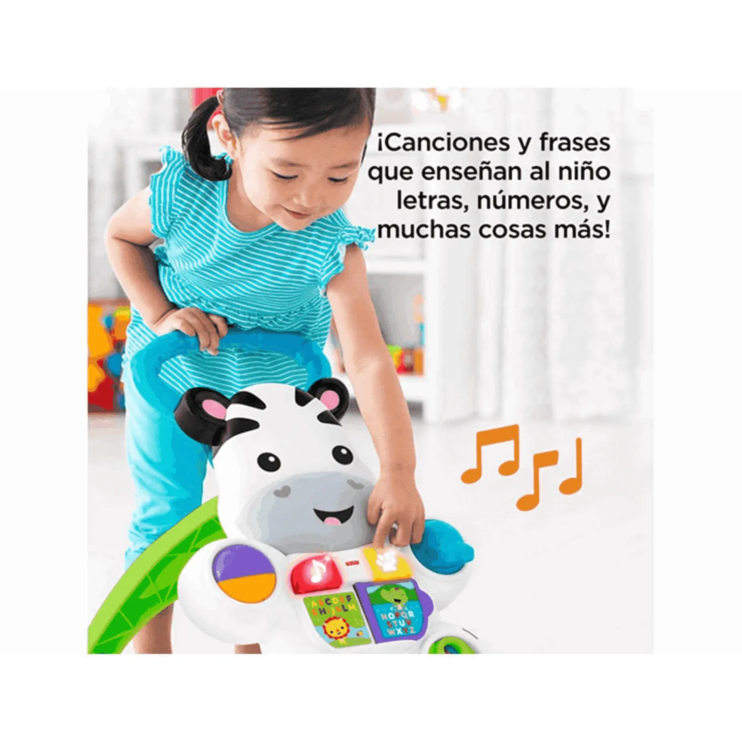 Fisher Price Correpasillos Cebra Parlanchina Primeros Pasos| Juguete Infantil