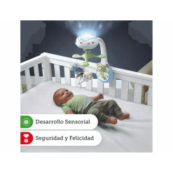 Fisher Price Móvil Ositos Voladores con proyector para bebé recién nacido