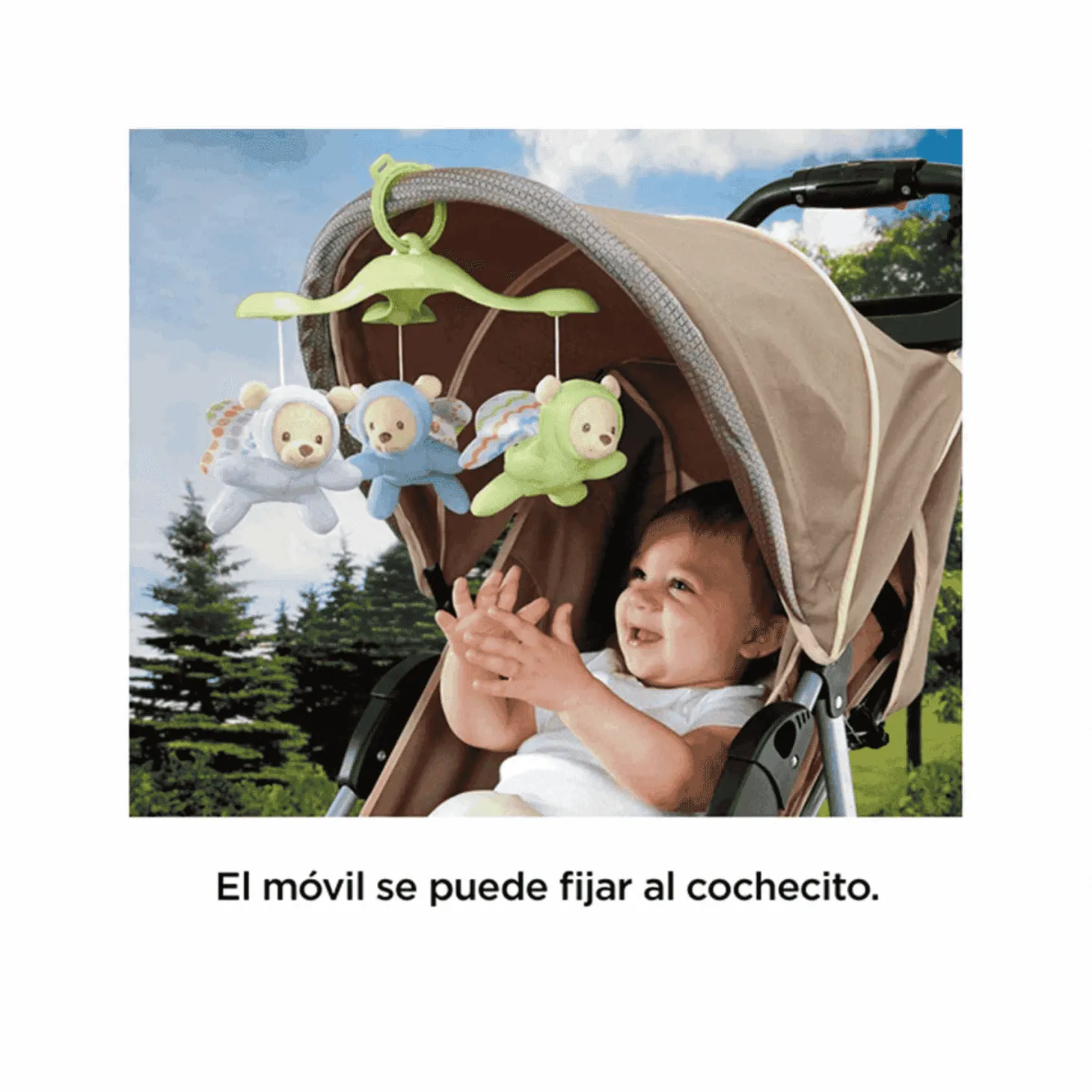 Fisher Price Móvil Ositos Voladores con proyector para bebé recién nacido