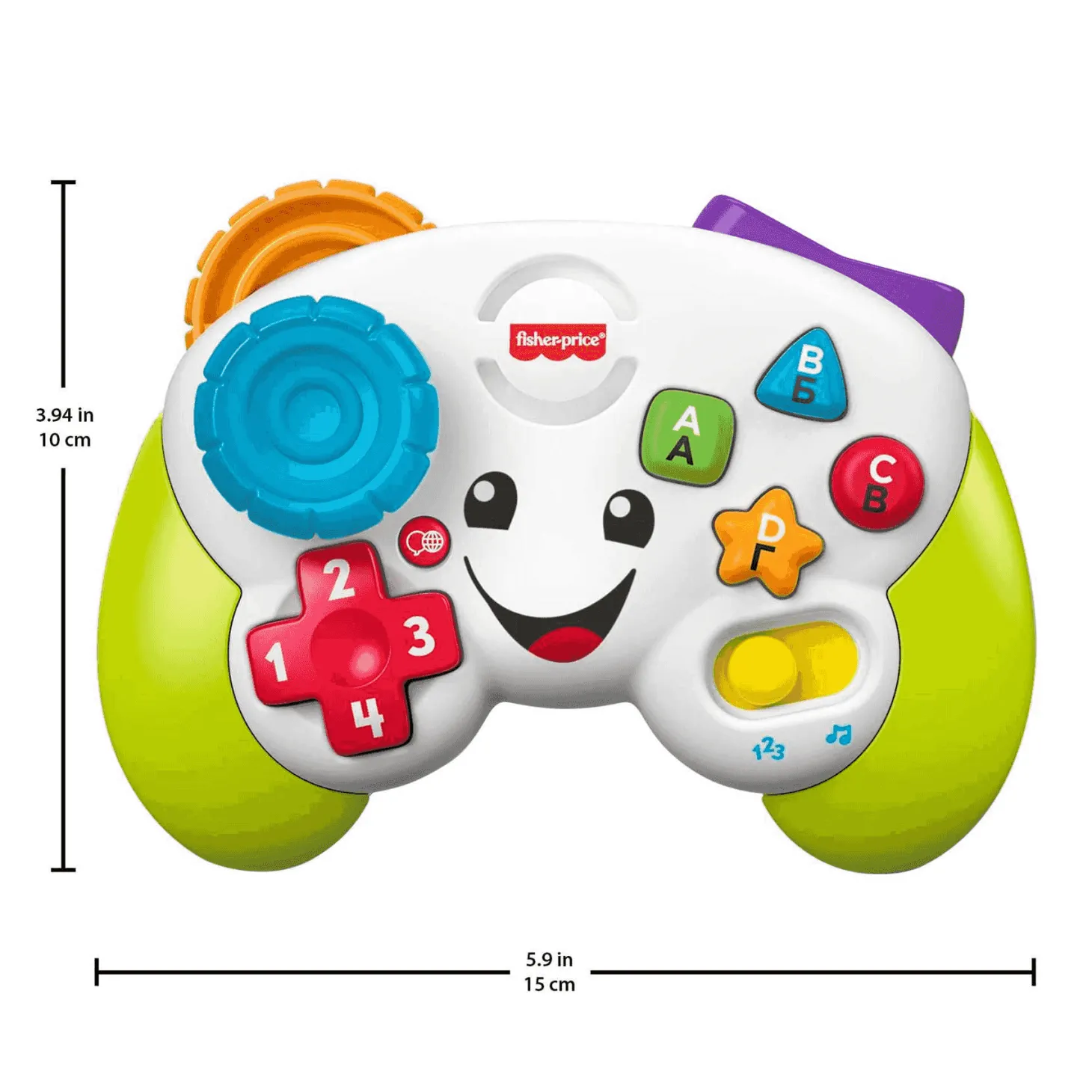 Fisher Price Ríe y Aprende Mi primer Mando de Consola