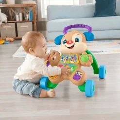 Fisher Price Rie y Aprende Andador Perrito Primeros Pasos