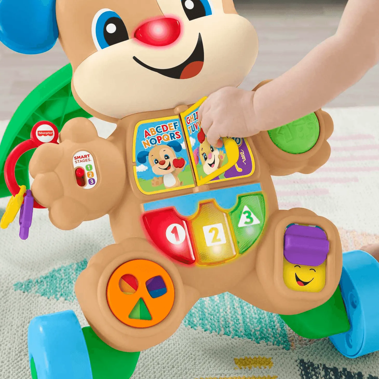 Fisher Price Rie y Aprende Andador Perrito Primeros Pasos