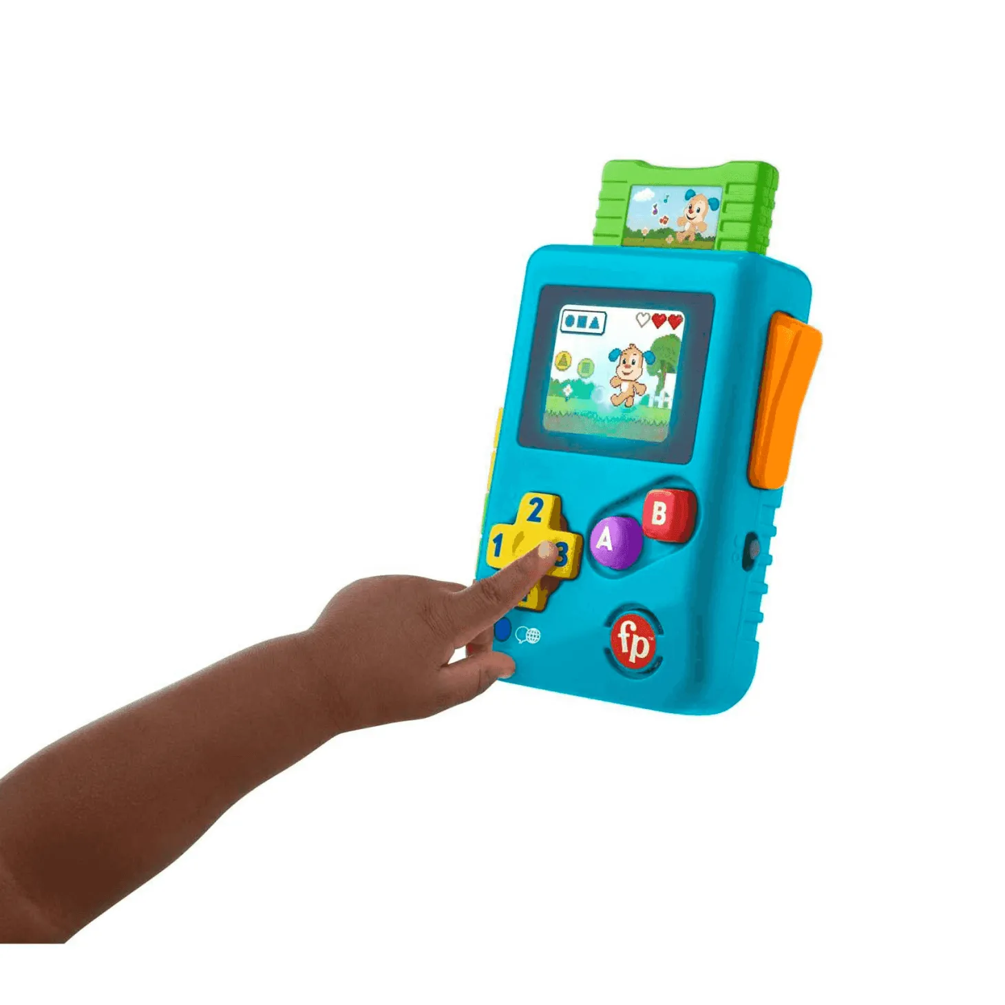 Fisher Price Rie y Aprende Miniconsola Retro