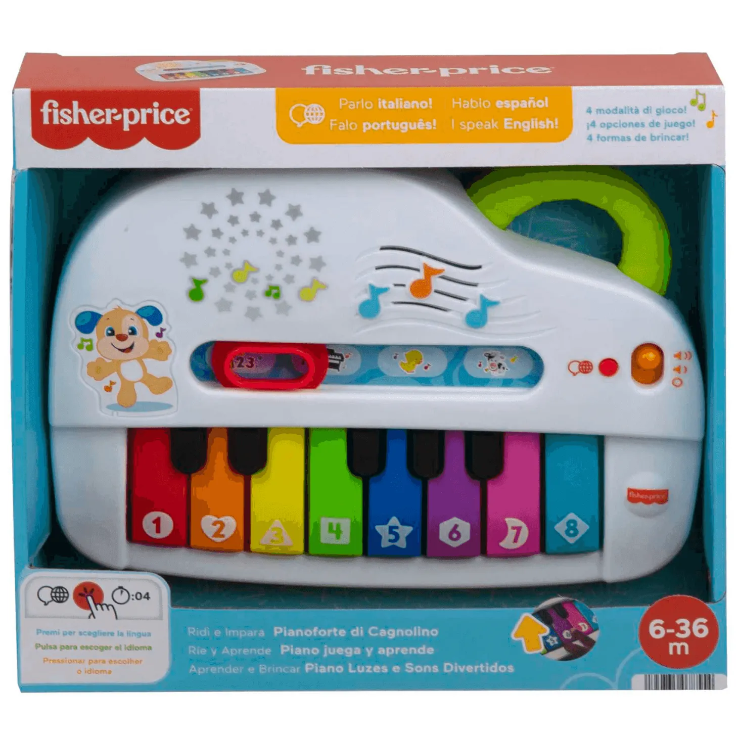 Fisher Price Rio y Aprende Piano Musical