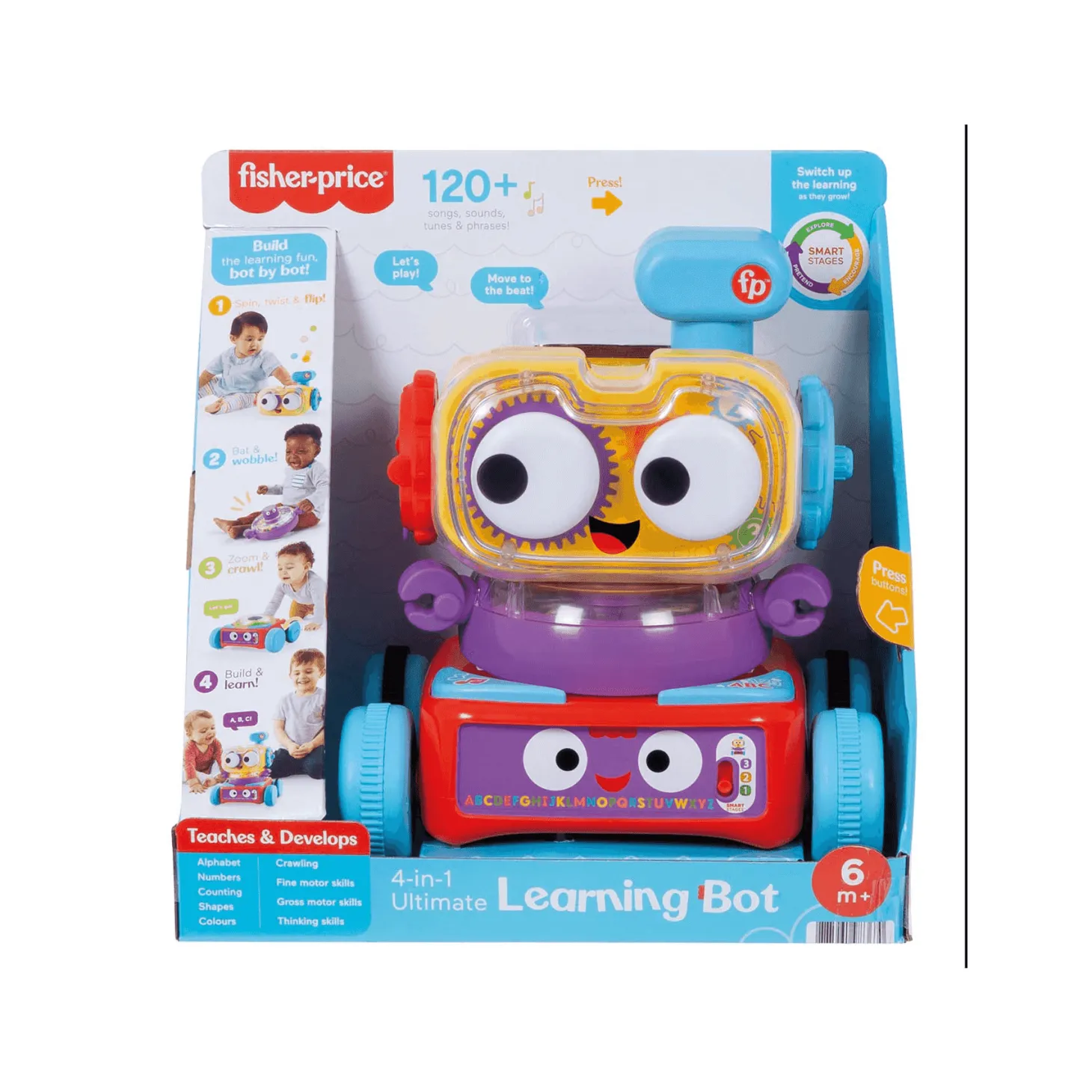 Fisher Price Robot Aprendizaje 4 en 1