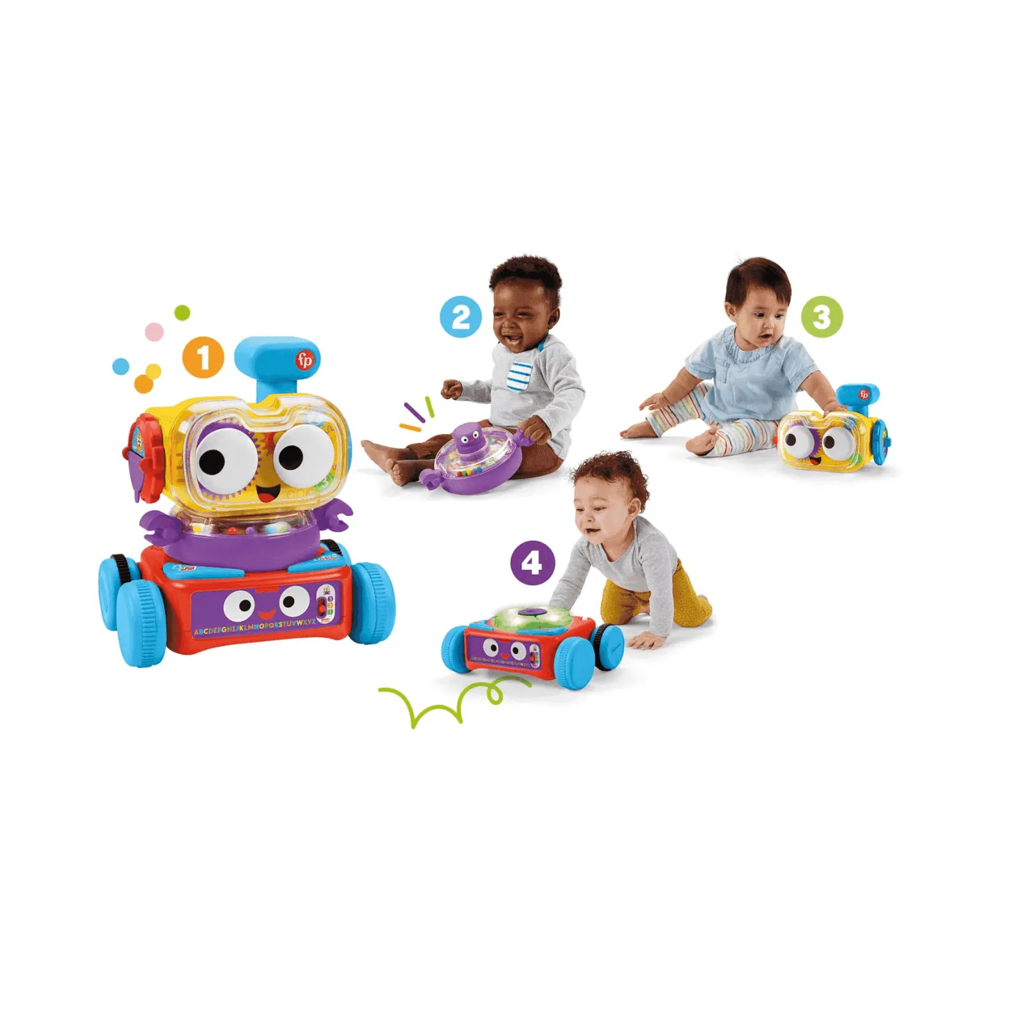 Fisher Price Robot Aprendizaje 4 en 1
