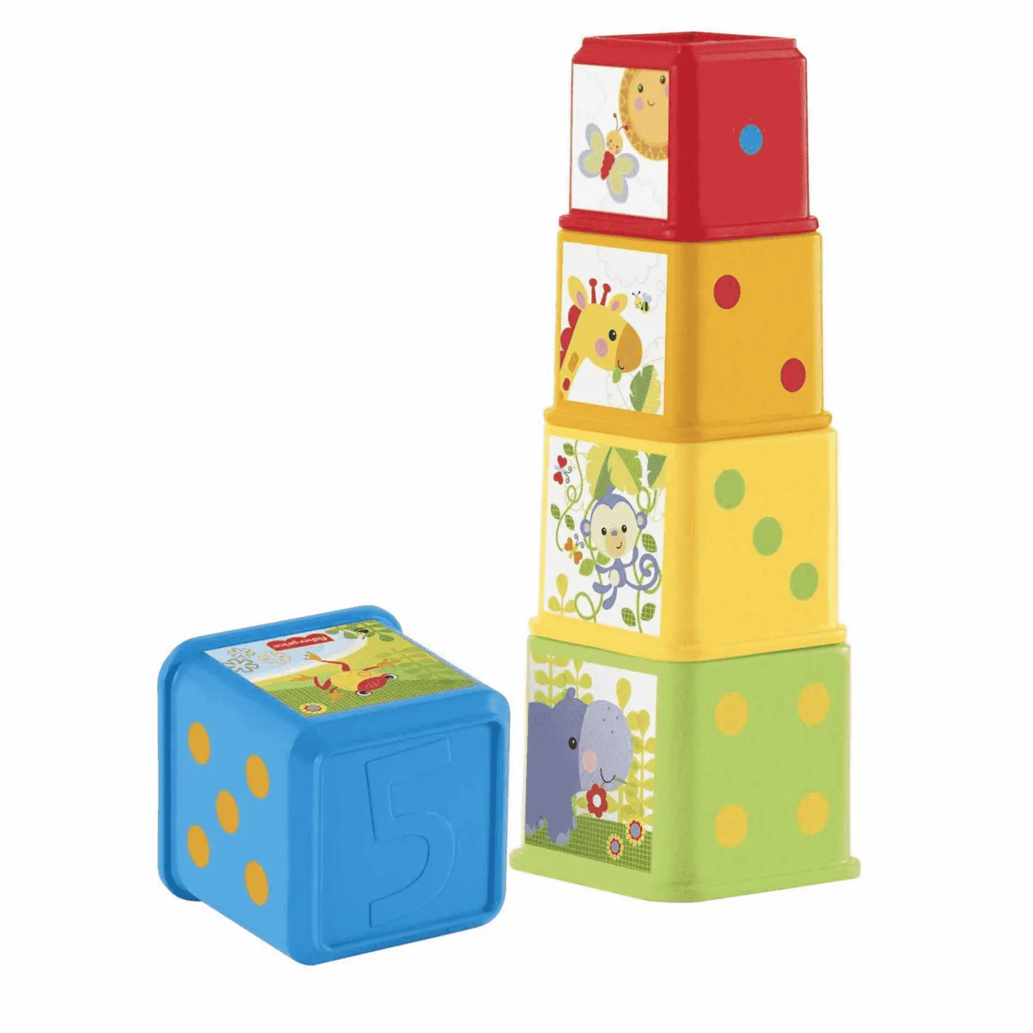 Fisher-Price Bloques apila y descubre juguete bloques construcción Mattel CDC52