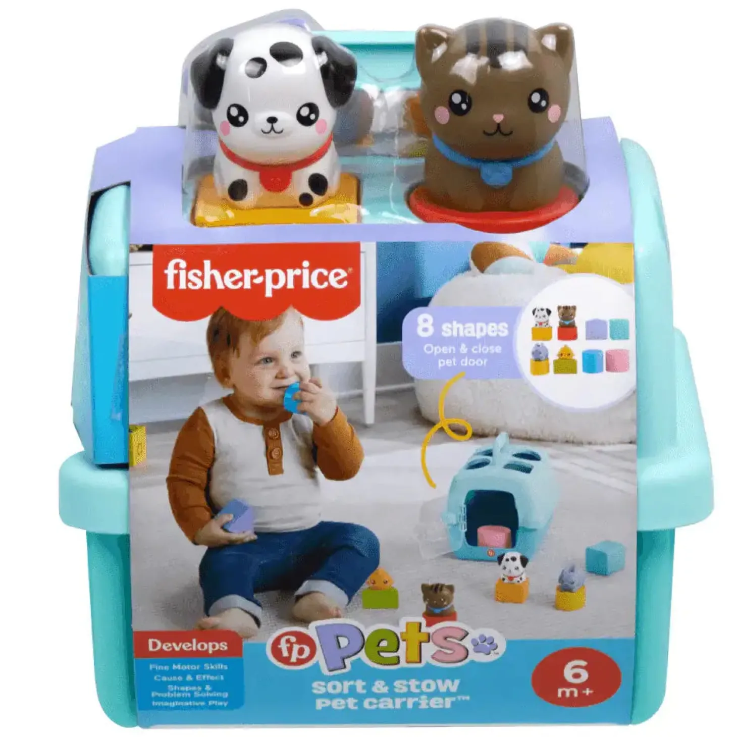 Fisher-Price FP Pets Transportín Clasifica y guarda mascotas