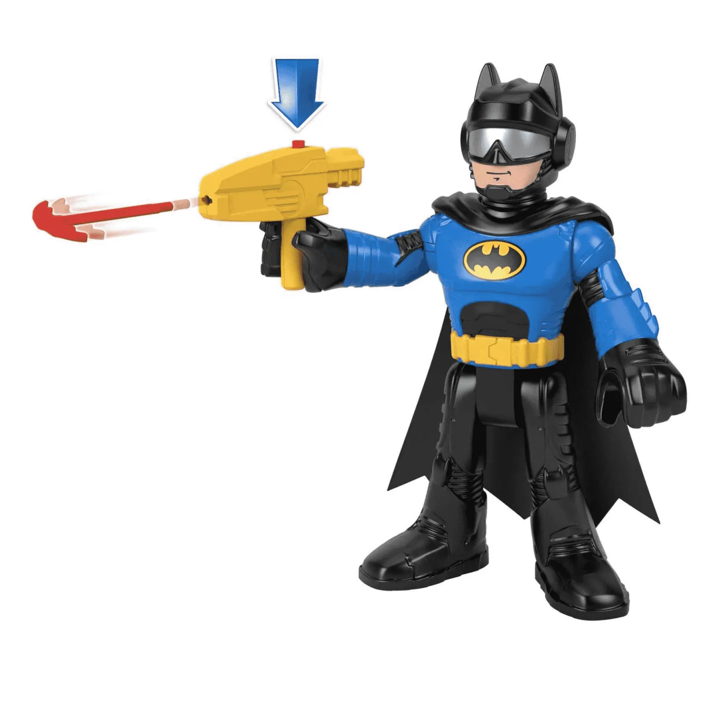 Fisher-Price Imaginext DC Super Friends Batman y moto XL Vehículo con figura, juguete +3 años (Matte