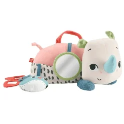 Fisher-Price Pequeño rinoceronte para jugar boca abajo - Juguete de Fisher-Price