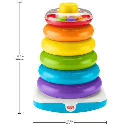 Fisher-Price Pirámide Balanceante juguete gigante para bebés +6 meses