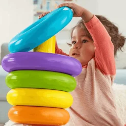 Fisher-Price Pirámide Balanceante juguete gigante para bebés +6 meses
