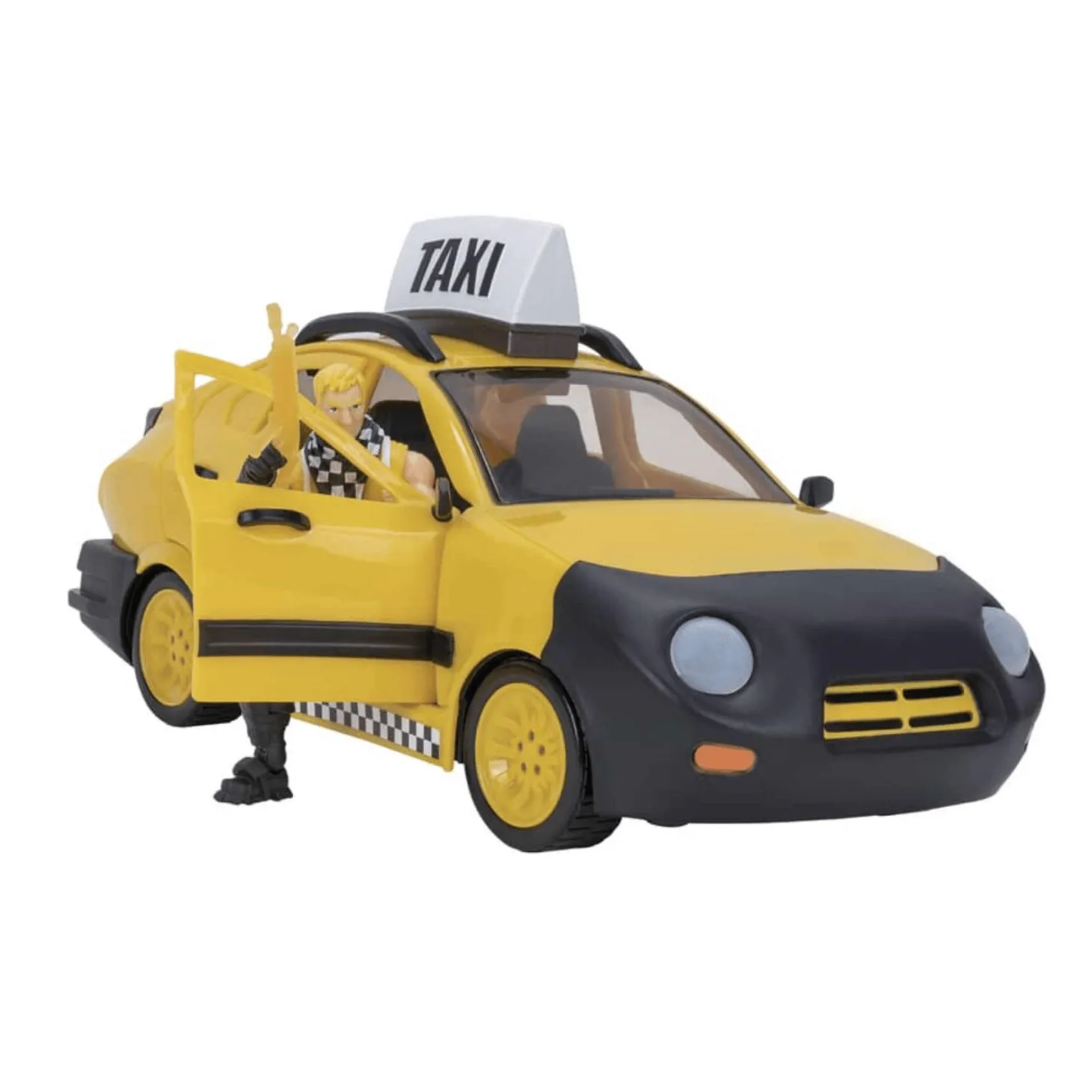 Fortnite Vehículo Taxi y Figura Joe