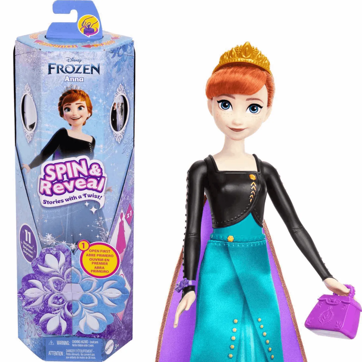 Frozen Muñeca Spin & Reveal Anna de Disney Frozen