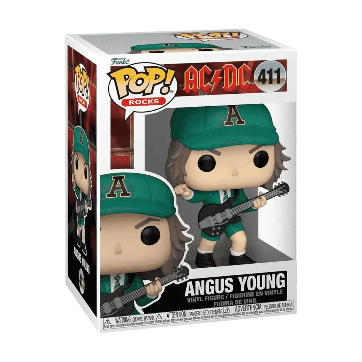 Funko Pop Angus Young AC/DC (Traje Verde)