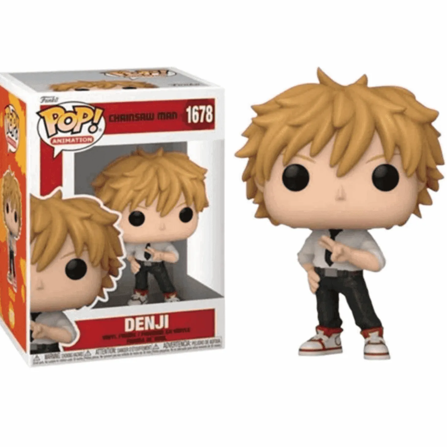 Funko Pop Animation: Csm-Denji Figura de Vinilo - Coleccionable del Anime Chainsaw Man