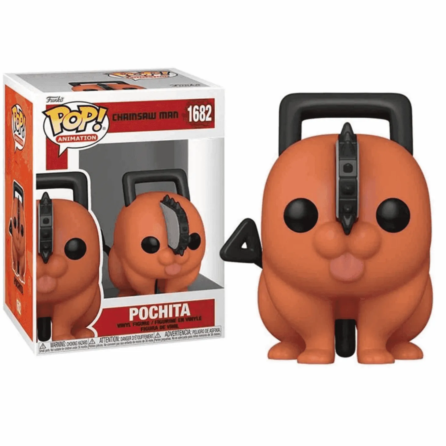 Funko Pop Chainsaw Man Pochita: Figura de vinilo detallada y pintada a mano