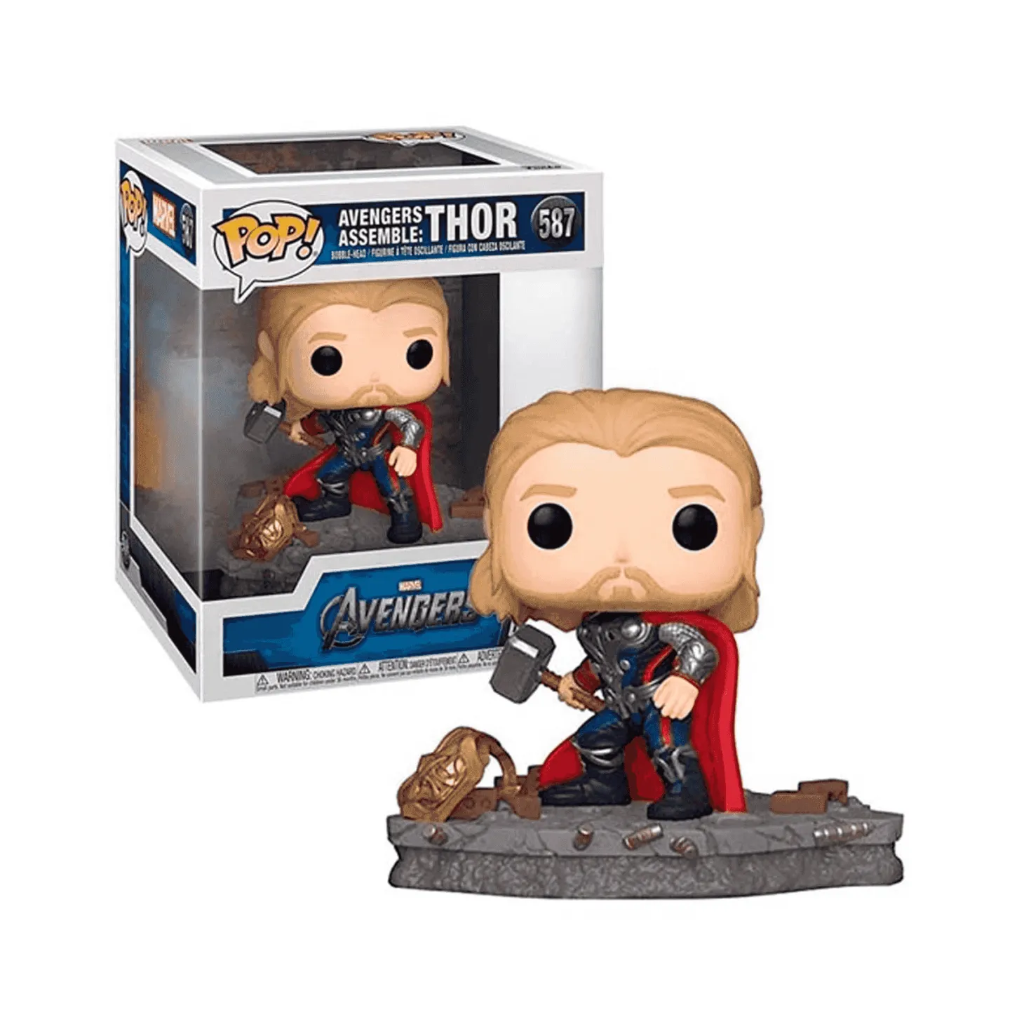 Funko Pop Deluxe Assemble Thor - Figura coleccionable Marvel