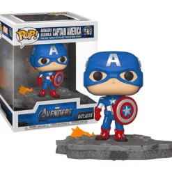 Funko POP Deluxe Avengers Figura Capitan America Assemble Series