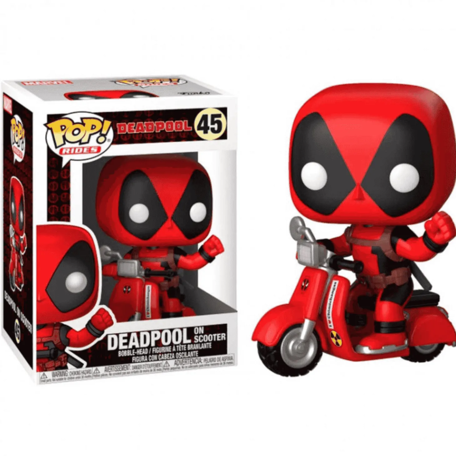 Funko POP Figura Deadpool en Scooter