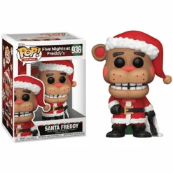 Funko Pop Games: Holiday Freddy Fazbear de Fnaf - Figura de Vinilo Coleccionable de 9cm ¡Ideal para