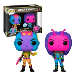 Funko Pop Guardianes de la Galaxia Vol. 3: Mantis/Nebula (Blklt)