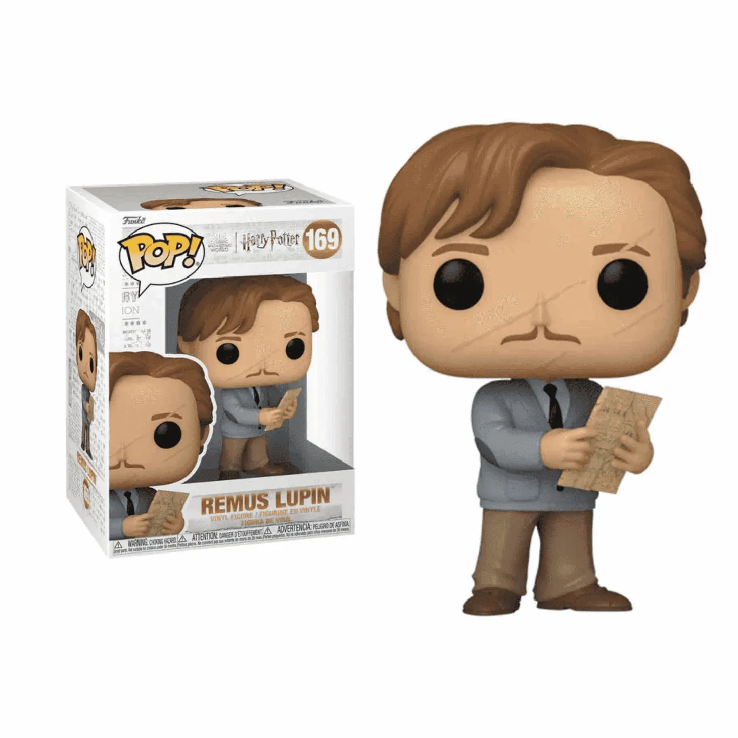 Funko Pop Harry Potter Prisionero de Azkaban Lupin con Mapa. Coleccionable de vinilo ideal para fans