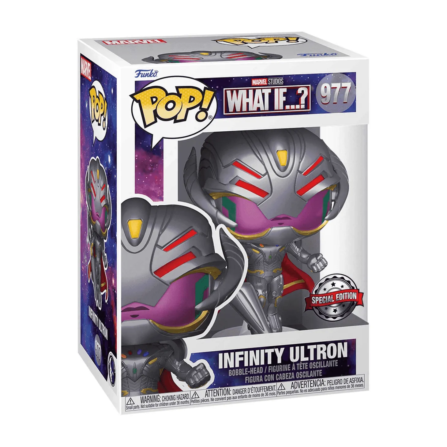 Funko Pop! Infinity Ultron Con Arma Gigante ¿Qué Pasaría Si ...?