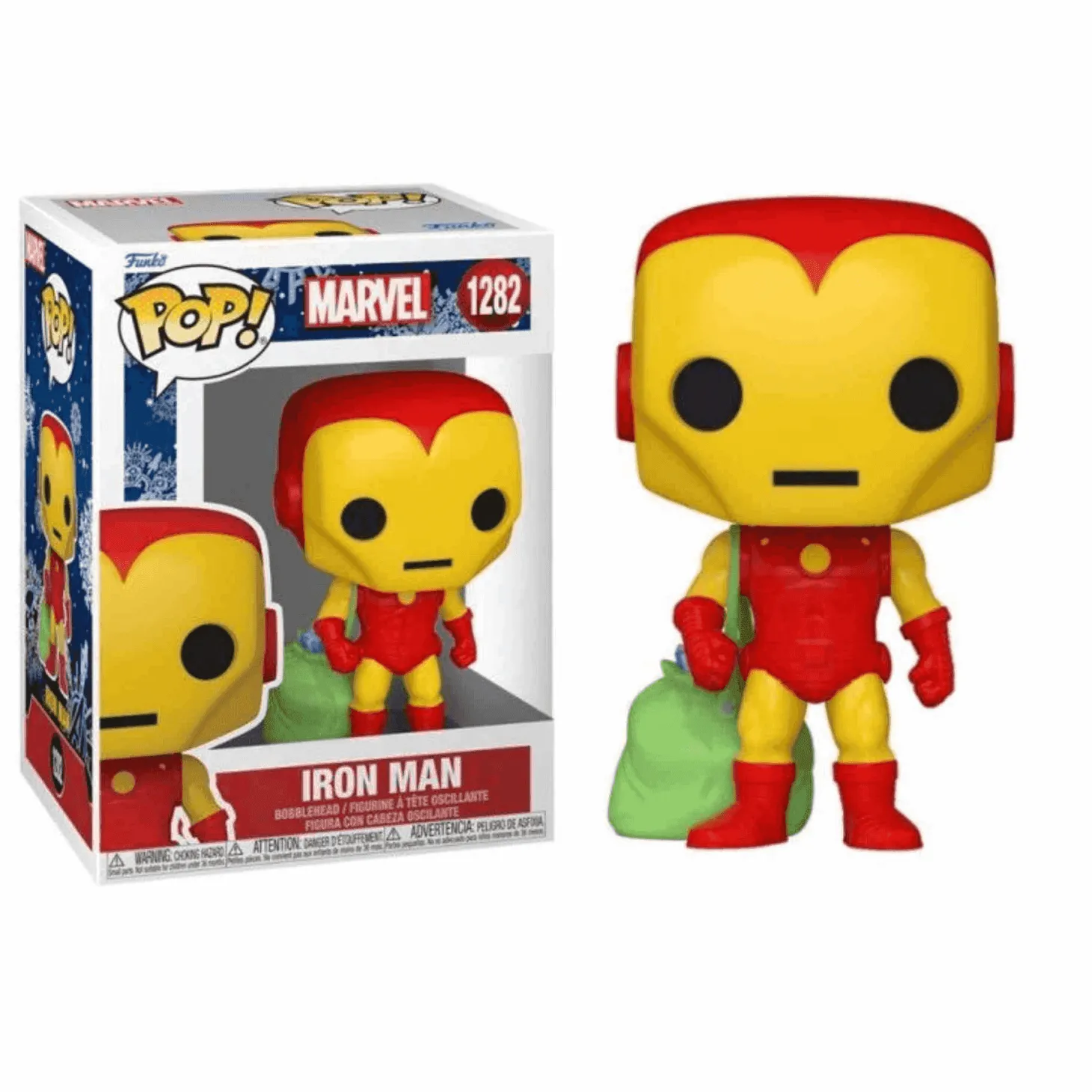 Funko Pop Iron Man Holiday: Figura coleccionable de vinilo
