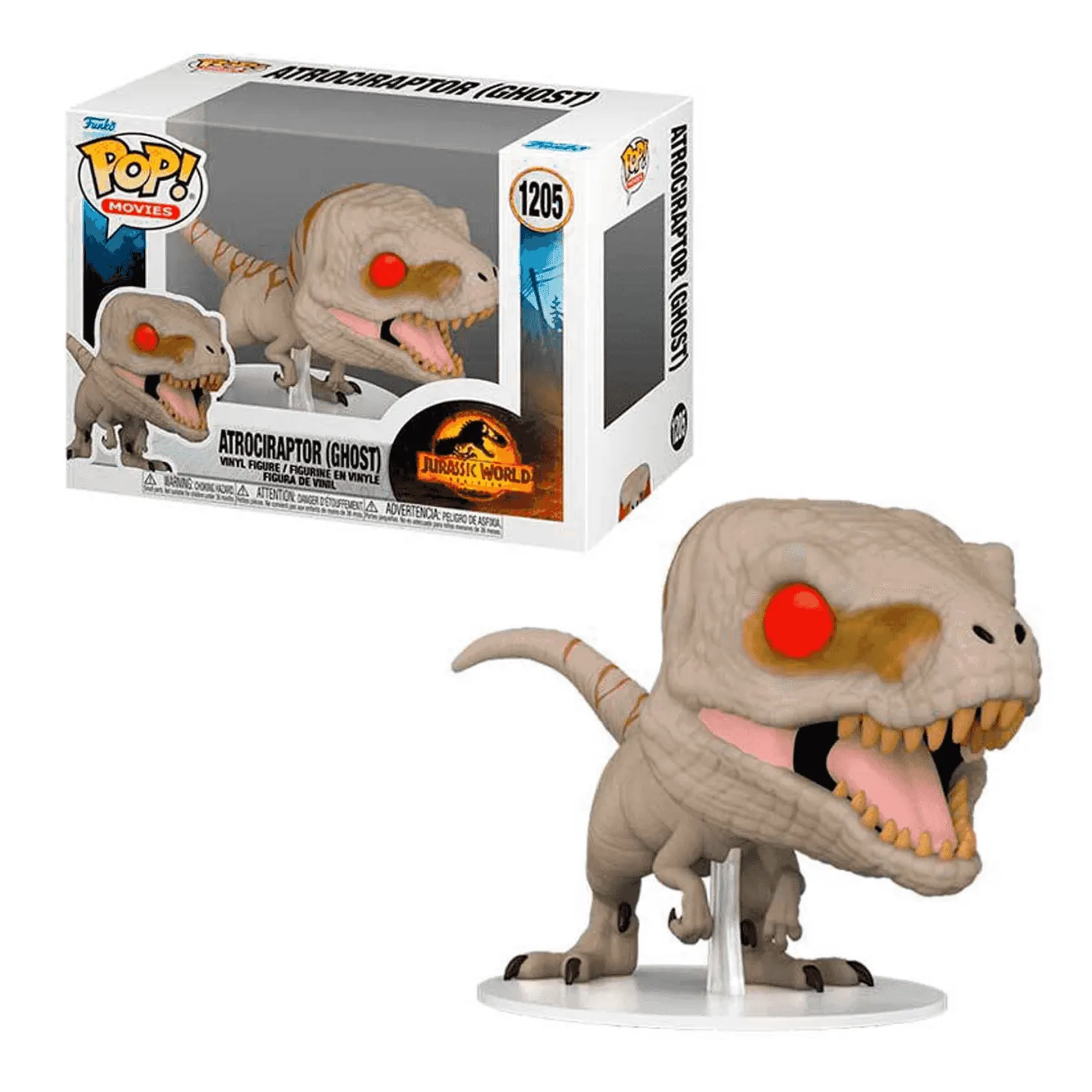 Funko POP Jumbo Jurassic World Dominion Figura Ghost