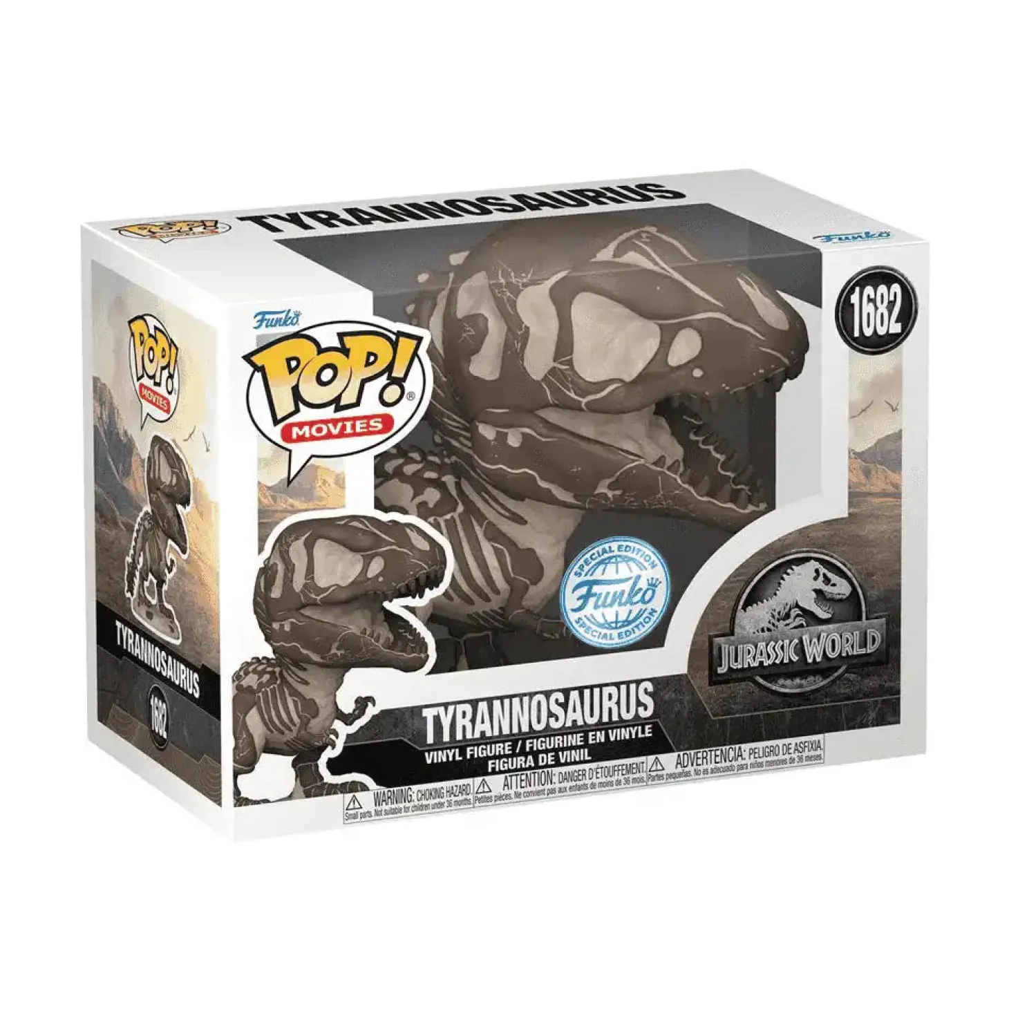 Funko Pop Jurassic Park Tiranosaurio Rex Fosilizado