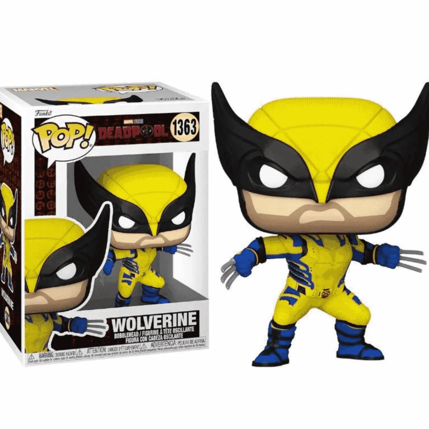 Funko Pop Marvel: Deadpool 3 Wolverine - Figura coleccionable de Wolverine - Ideal para fans Marvel