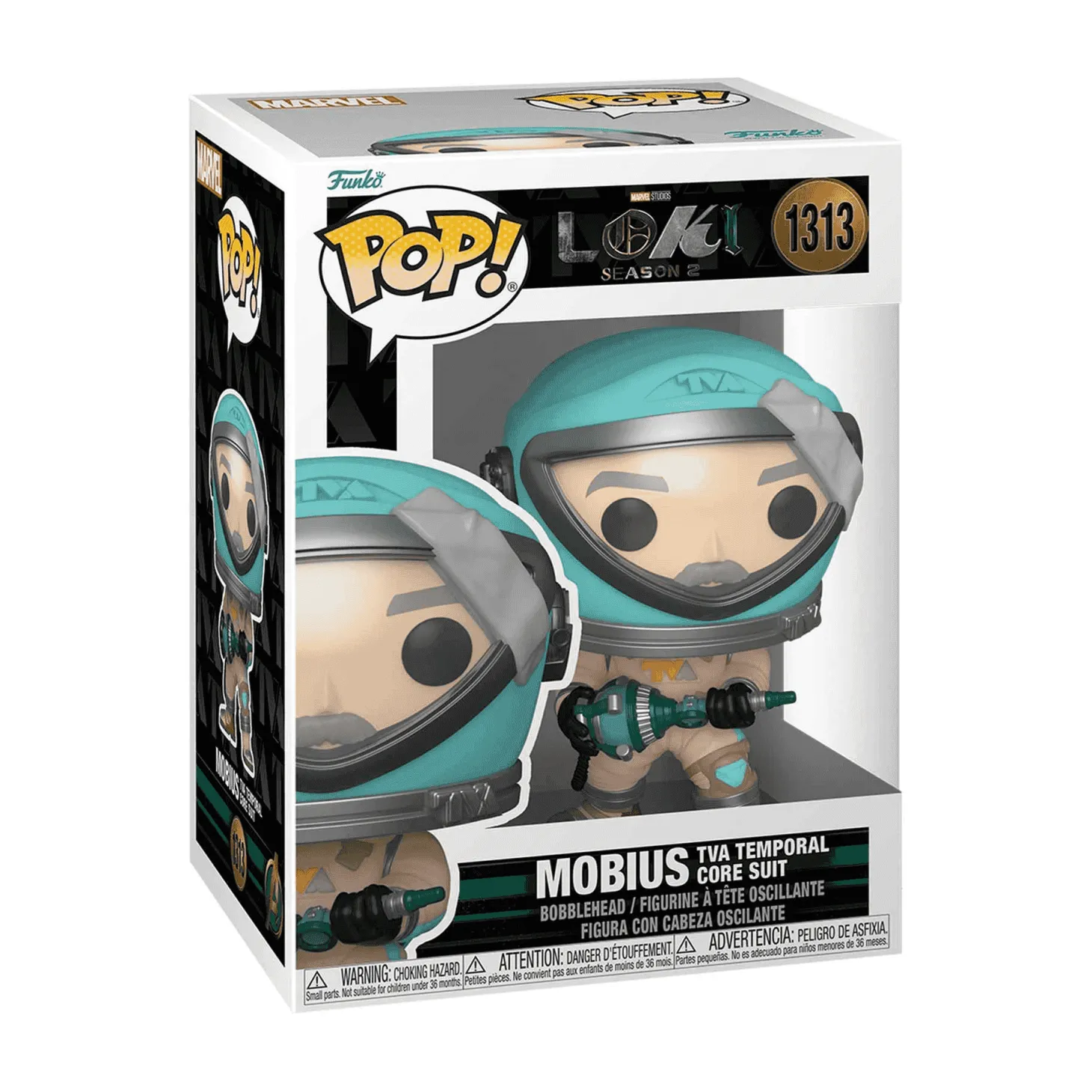 Funko Pop Marvel Loki Season 2 Mobius TVA Temporal Core Suit