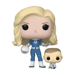 Funko Pop Marvel Los 4 Fantásticos Invisible Woman & Franklin