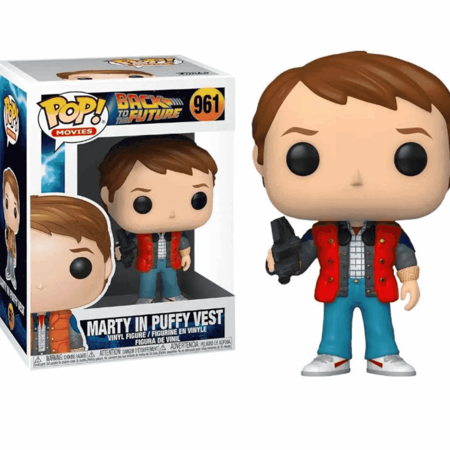 Funko Pop Movies: Marty McFly con chaleco inflable