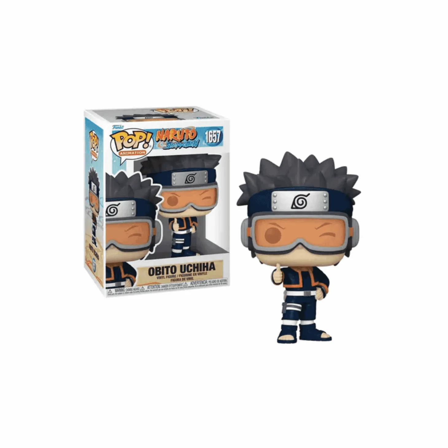 Funko Pop Naruto Obito Uchiha(Kid) - Figura coleccionable del anime Naruto, ideal para fans.