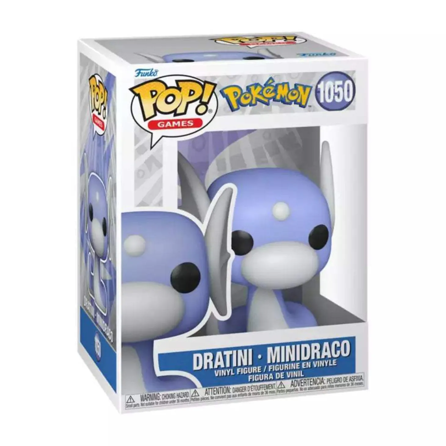 Funko Pop Pokémon Dratini #1050 – ¡Atrapa la ternura!